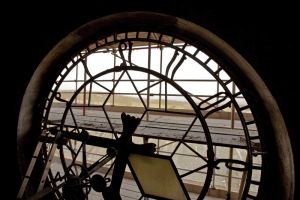 Clock Tower North Face Glass Removed April 2010 